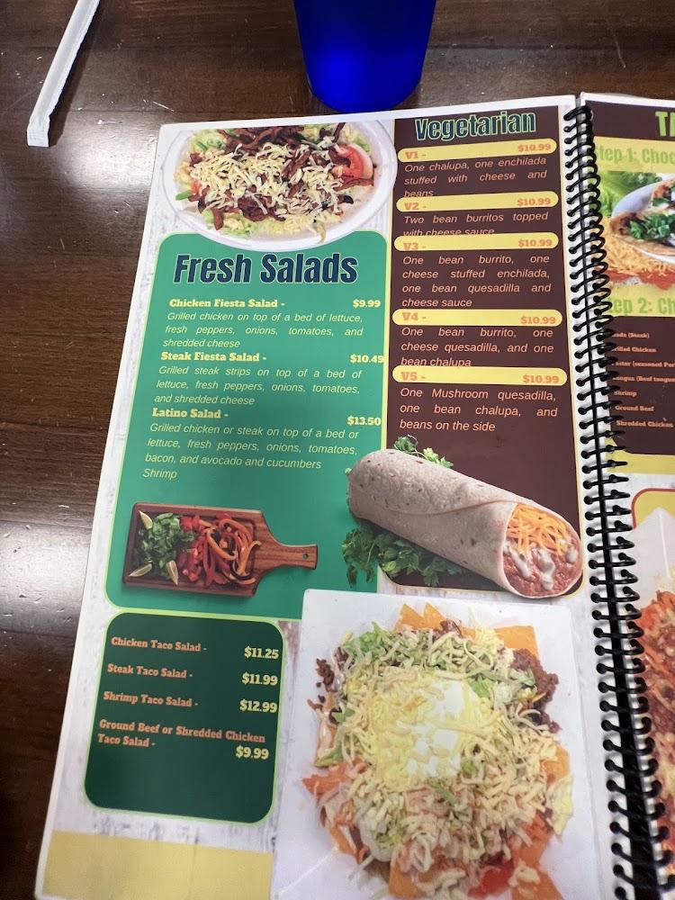 Sabor Latino Mexican Restaurant Bar & Grill Menu image 3